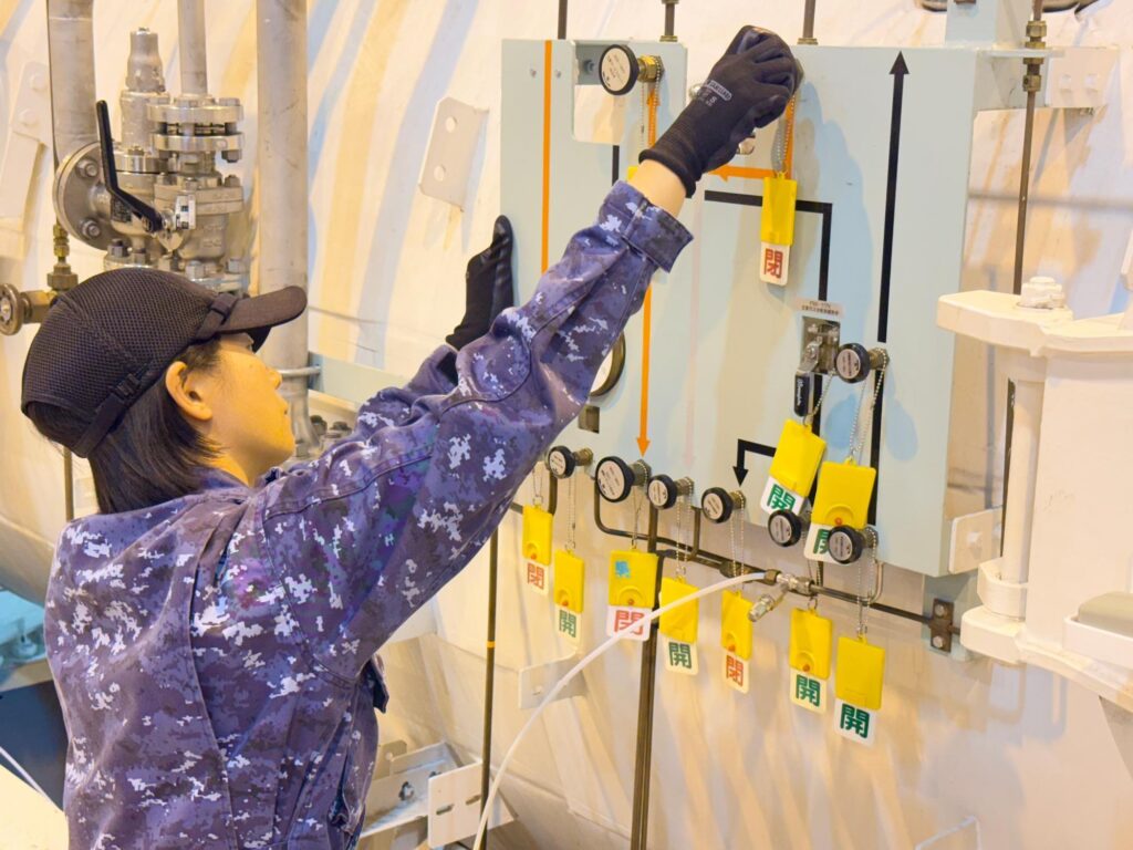 外圧と内圧を調整